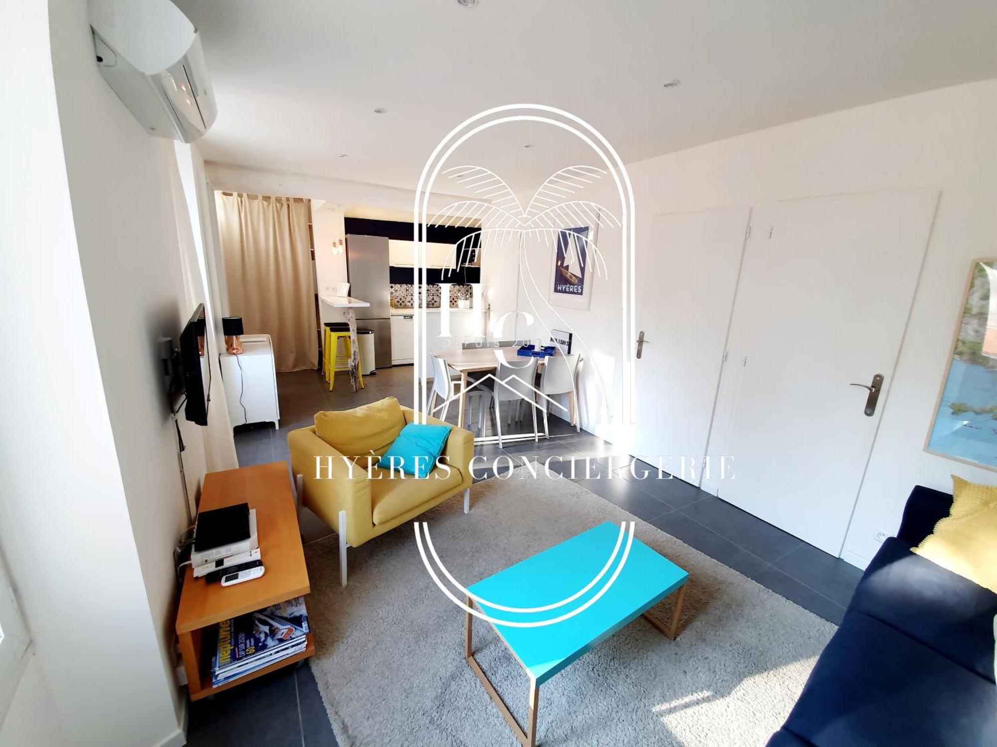 Petit Moulin-T3 Giens-Clim-Parking Apartment Hyeres Ngoại thất bức ảnh